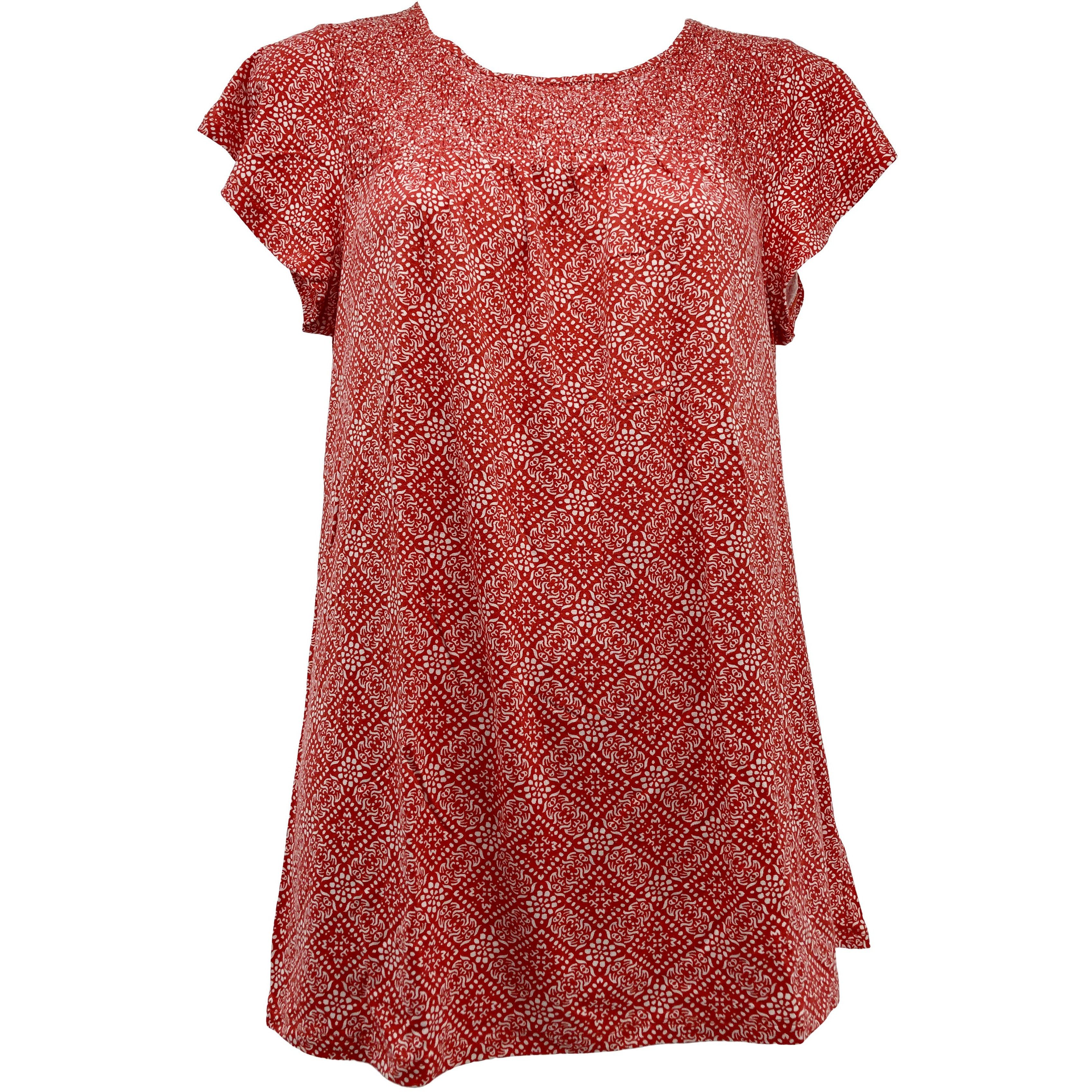 Hilary Radley Women's Coral And White Short Sleeve Top / Various Sizes –  CanadaWide Liquidations