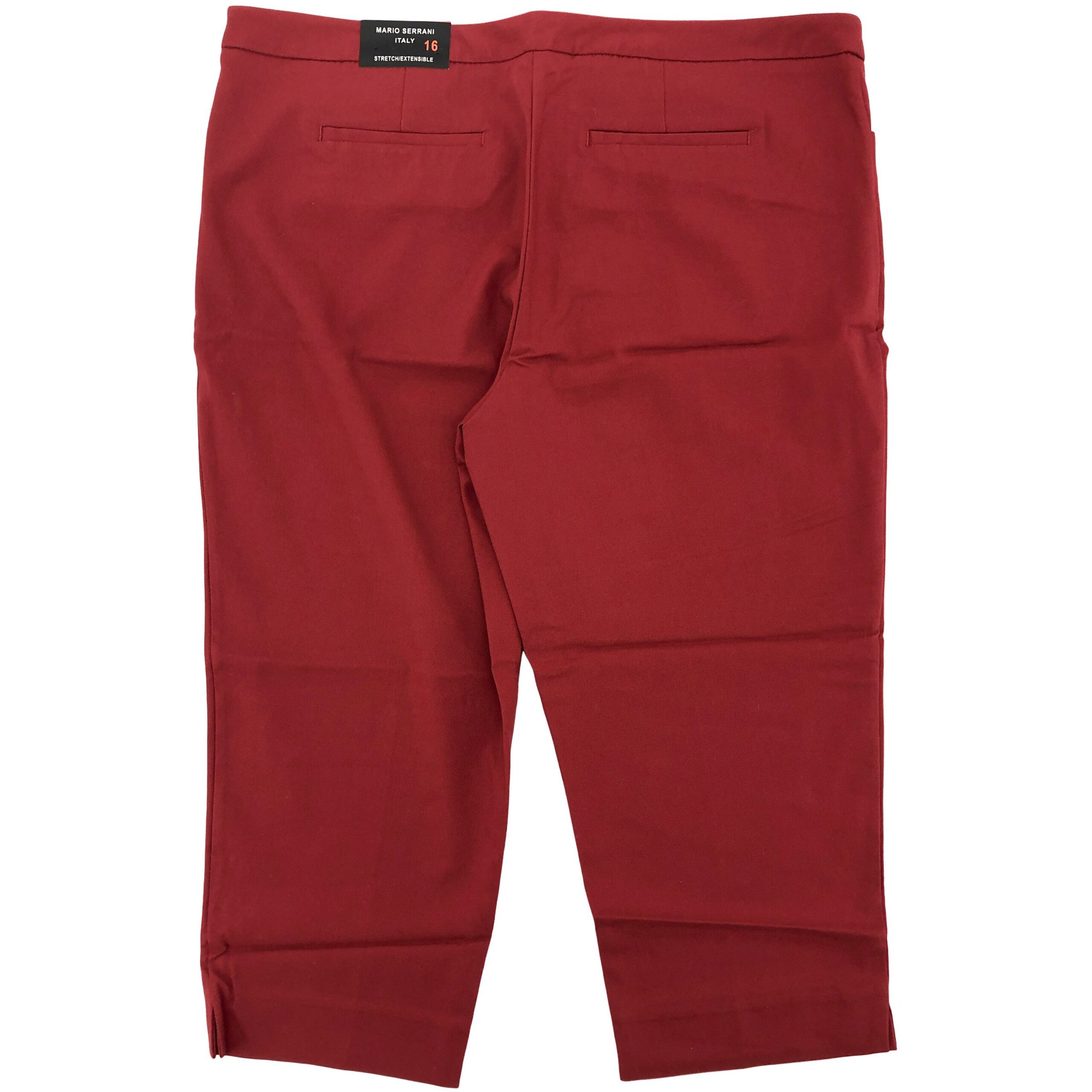 Mario Serrani Women’s Red Capri Pants / Various Sizes – CanadaWide ...