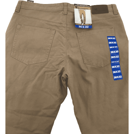 BC Clothing Men's Brown Polar Lined Work Pants / Various Sizes