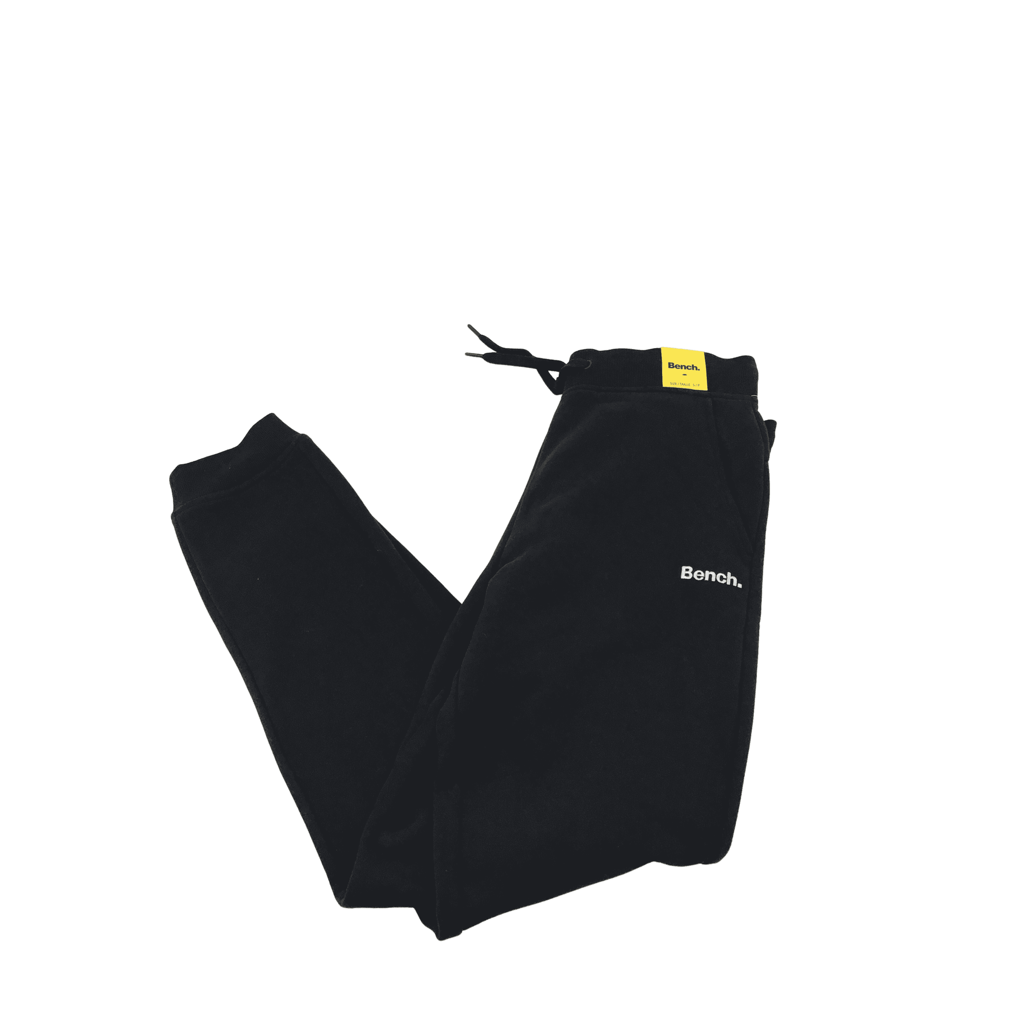 Bench Men's Black Sweatpants With White Logo / Various Sizes