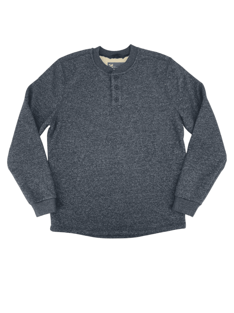 BC Clothing Men’s Blue Fleece Lined Sweater / Various Sizes ...