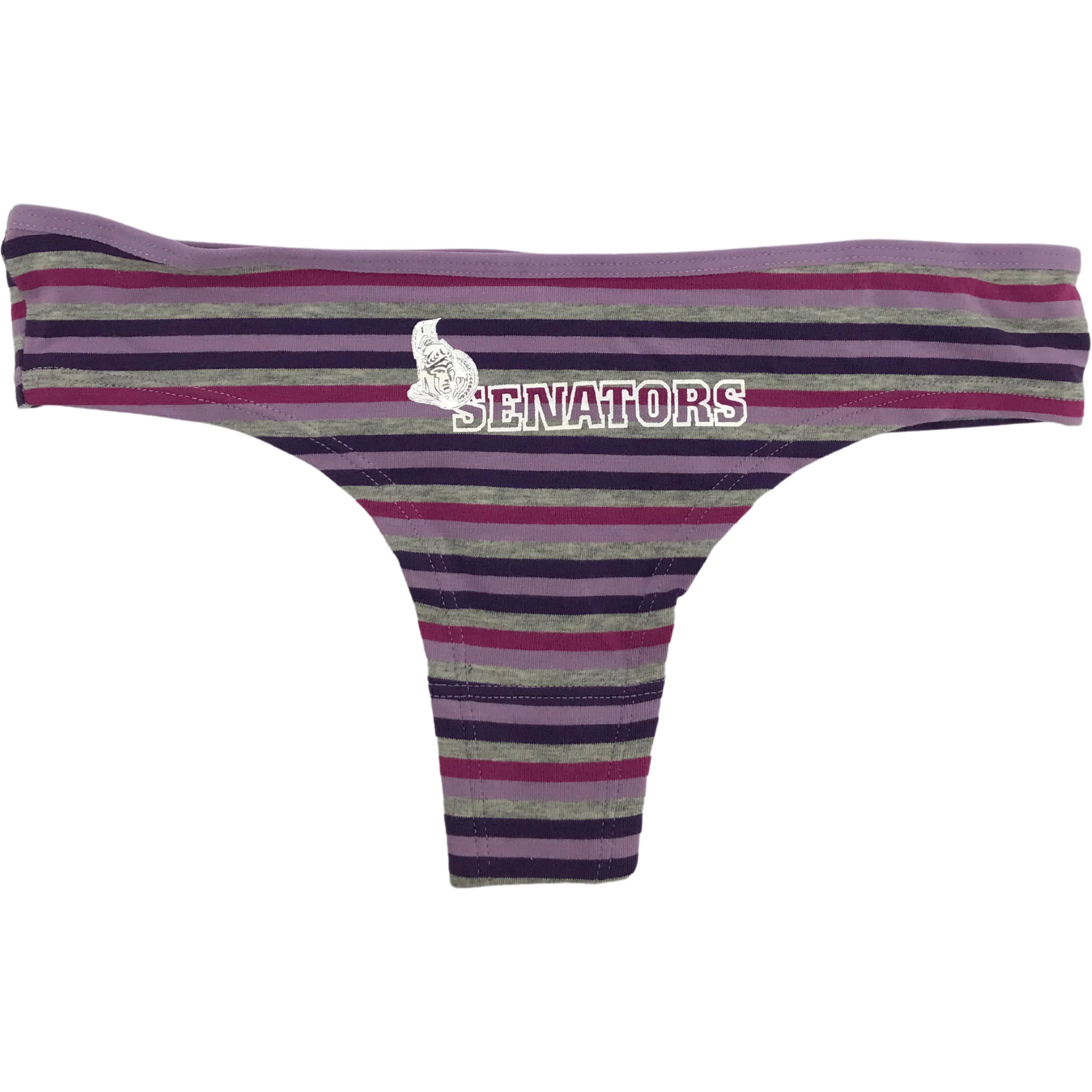 NHL Ottawa Senators Women’s 2 Pack of Thong Underwear / Purple / Various  Sizes