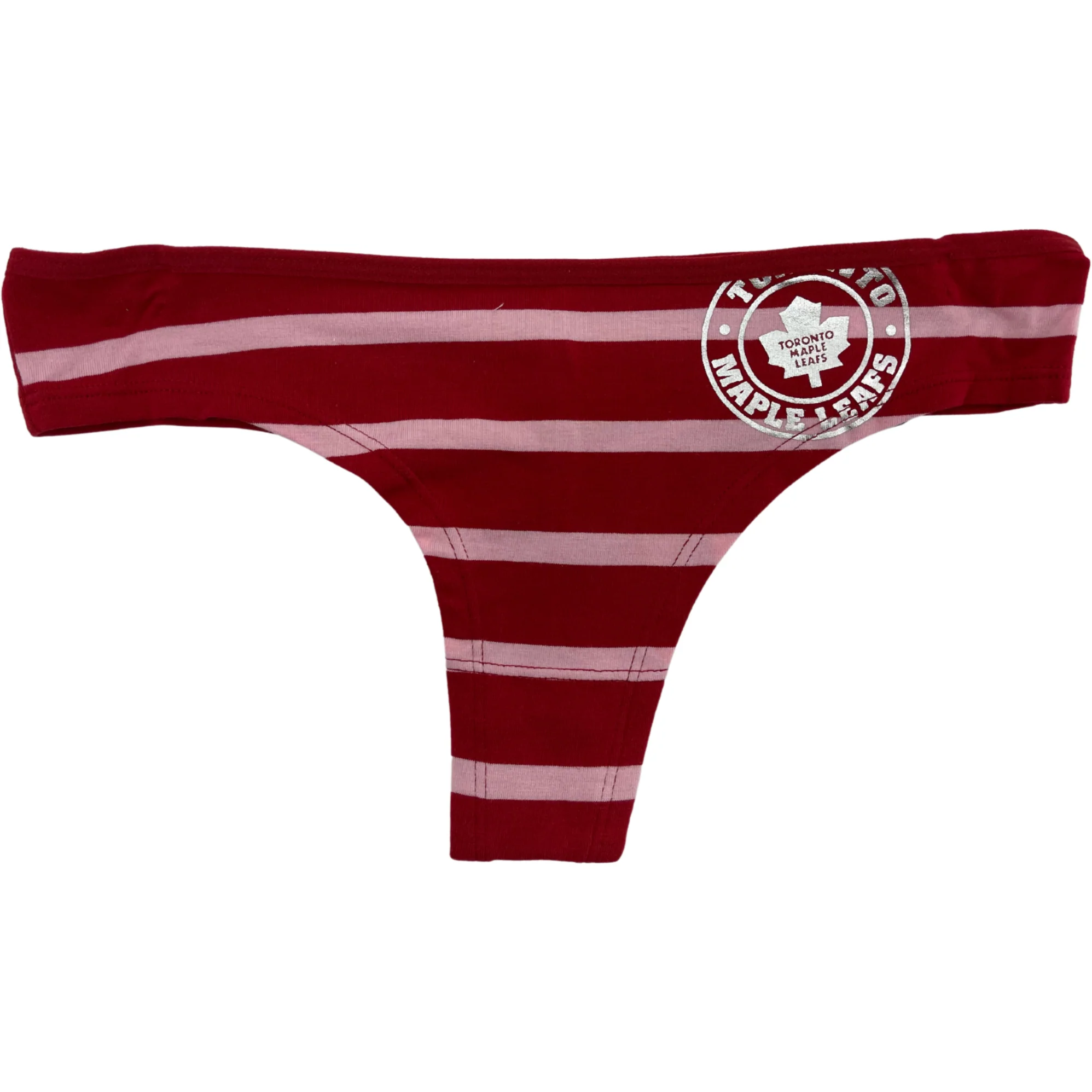 NHL Toronto Maple Leafs Women's 2 Pack of Thong Underwear / Red
