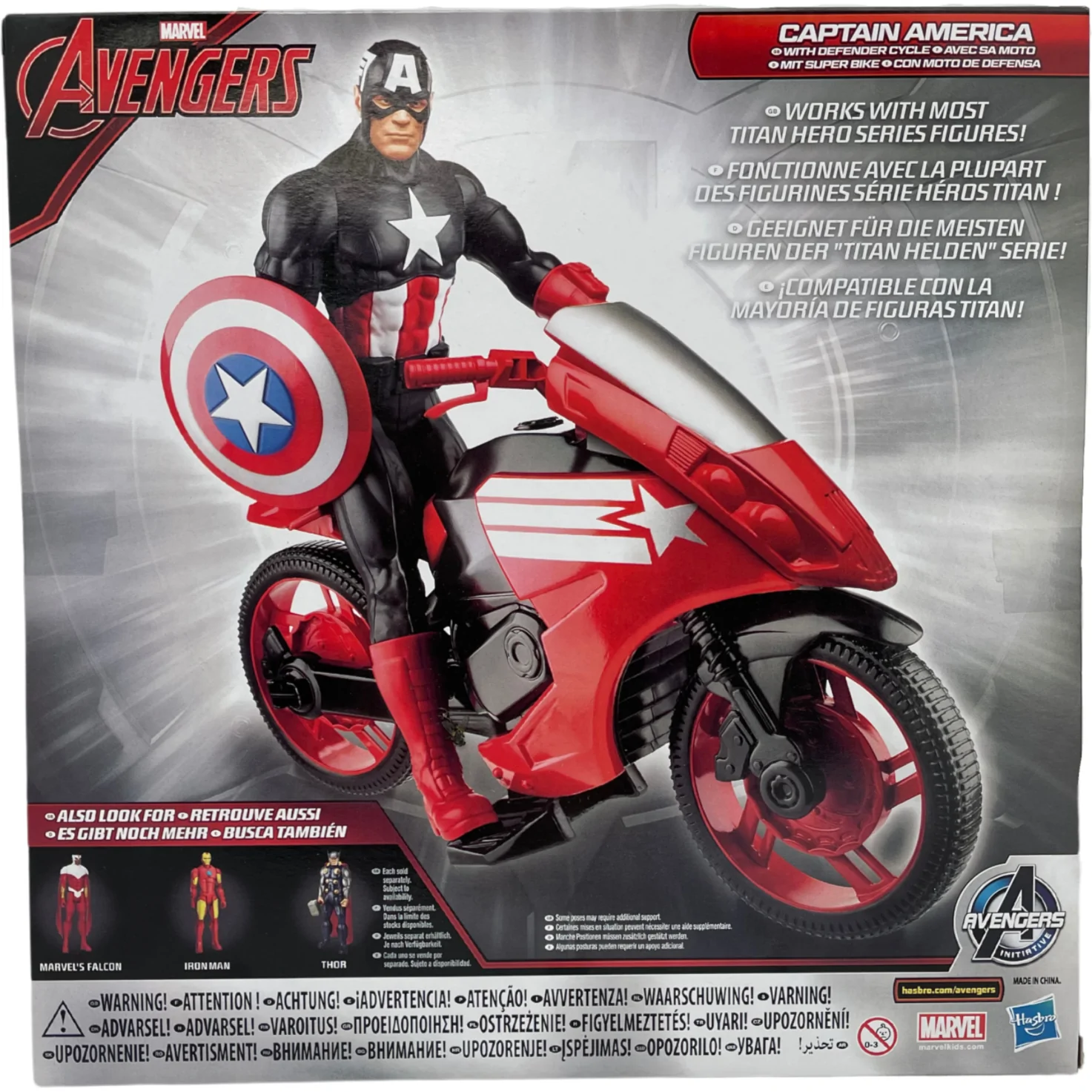 Marvel Avengers Captain America with Defender Cycle