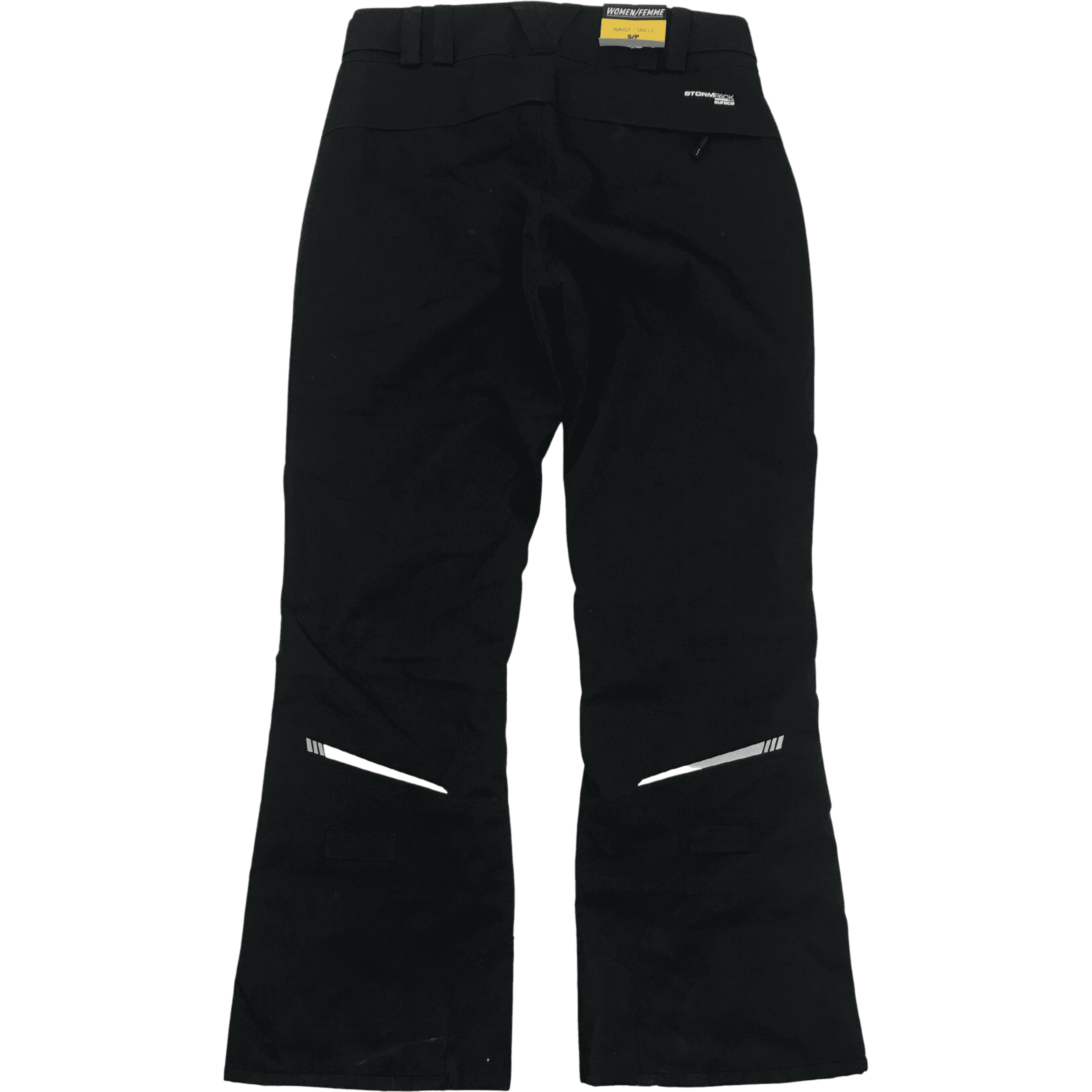 Sunice Stormpack Snow Ski Pants Women's Size XL x 31 Black with