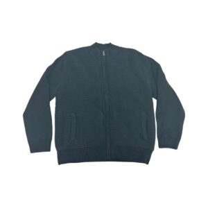 Emanuel Men's Black Lined Zip Up Sweater
