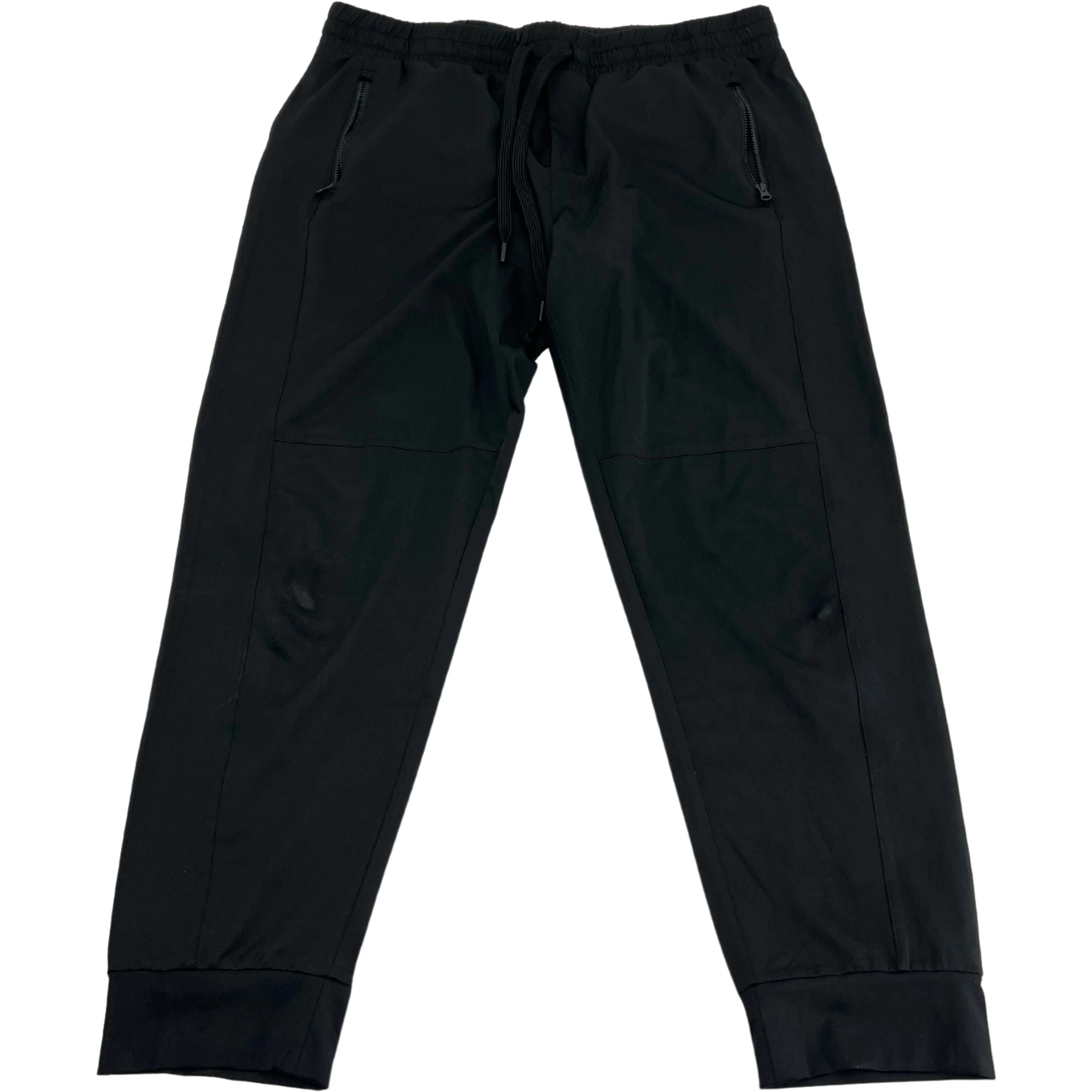 JWZUY Women's Elastic High Waist Sweatpants Workout Pocket Jogger Pants  without Pocket Solid Classic Fit Athletic Pants Black XXL