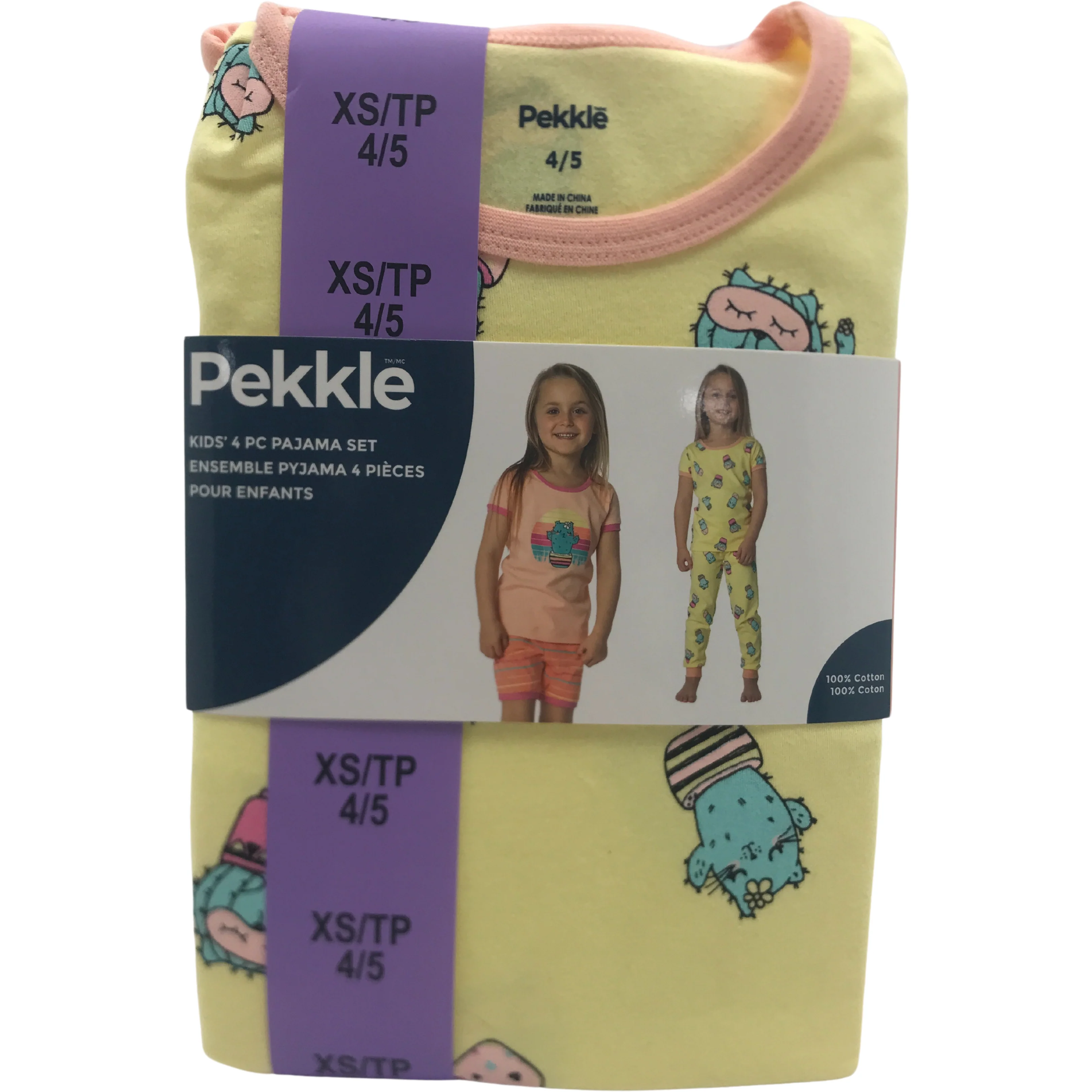 Pekkle Children’s 2 Pack Pyjama Set / Size XSmall (4/5)