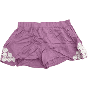 Toughskins Girl's Shorts / Purple with White / Various Sizes