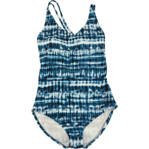 Speedo Women's Bathing Suit / One Piece Swim Suit / Blue & White / Various Sizes