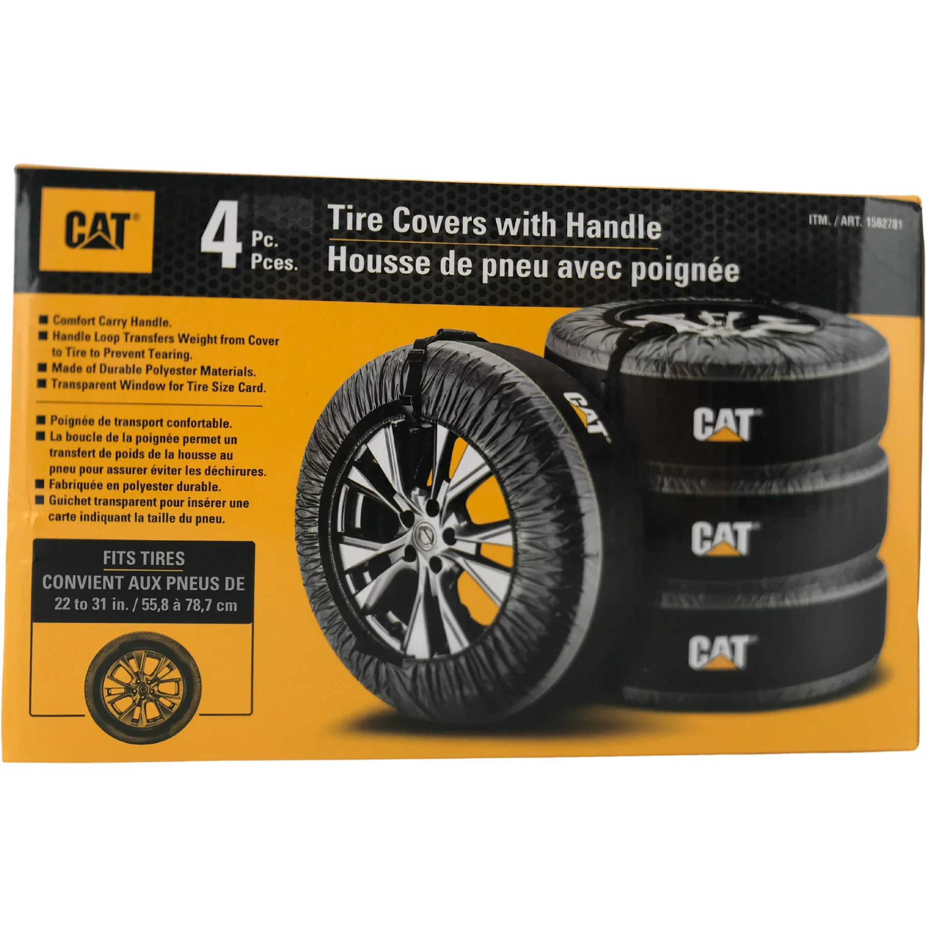 CAT 4 Housses de pneu avec poignée
