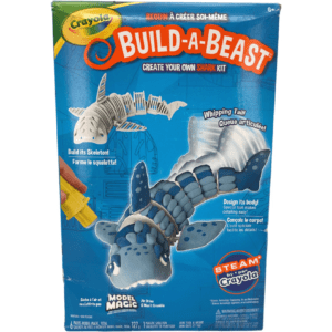 Crayola Build A Beast Set / STEAM Toy / Shark Theme / Model Magic **DEALS**