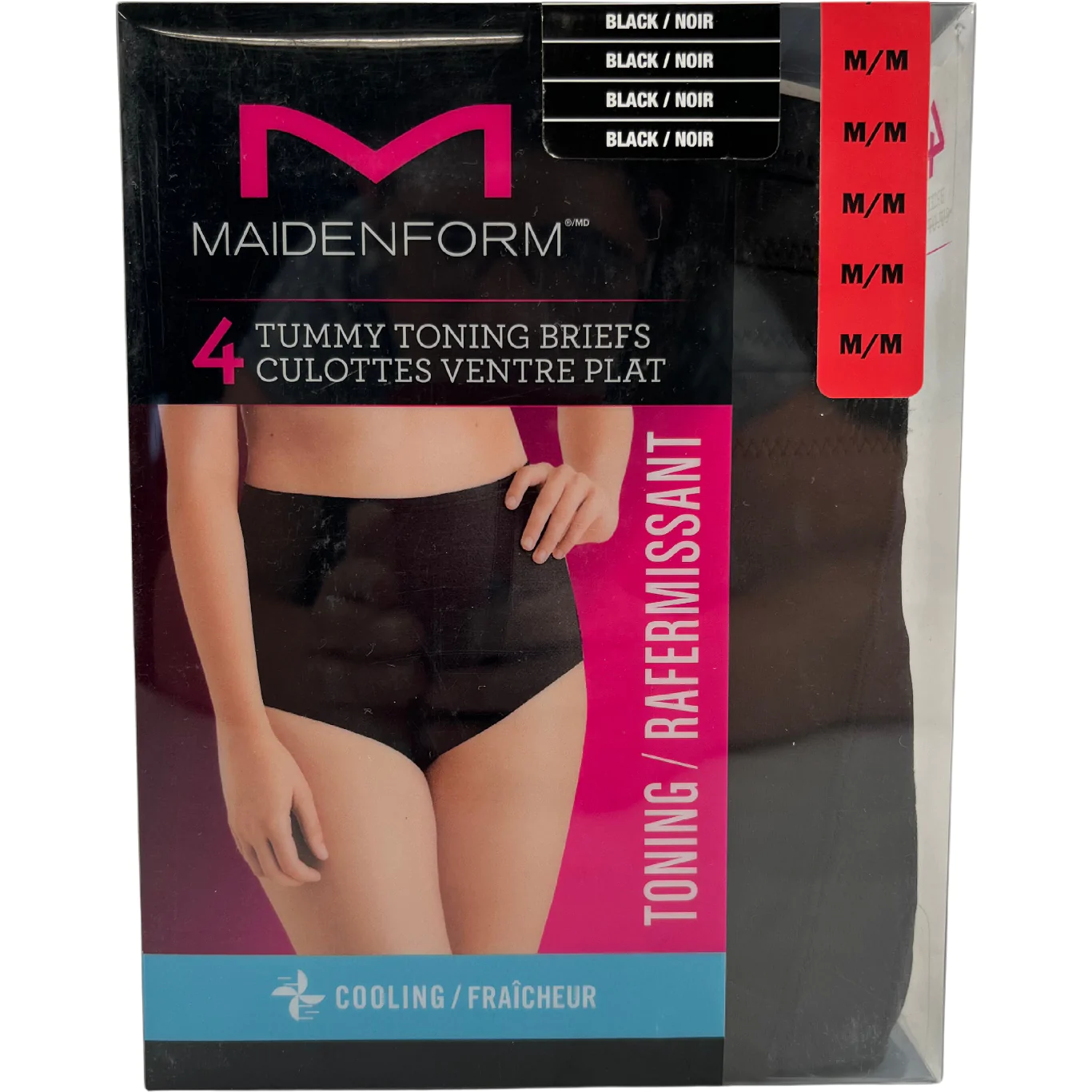 Maidenform, Intimates & Sleepwear, Maidenform Ladies Tummy Toning Brief  4pack