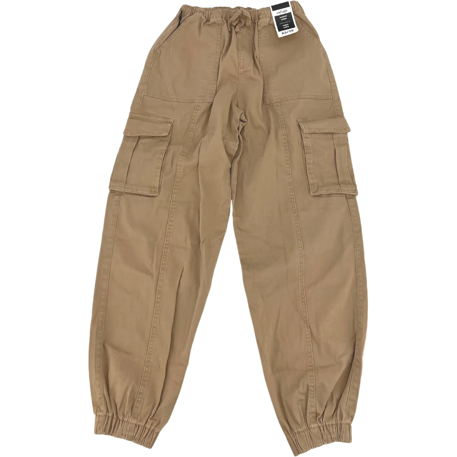Refuge Women’s Slouchy Tan Cargo Pants / Size XSmall