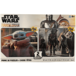 Star Wars The Mandalorian Puzzle Pack / 3D Puzzles / 500 Piece / 2 Puzzles