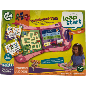 Leap Frog Leap Start Touch and Talk Learning Book / Interactive Learning System / Pink **DEALS**