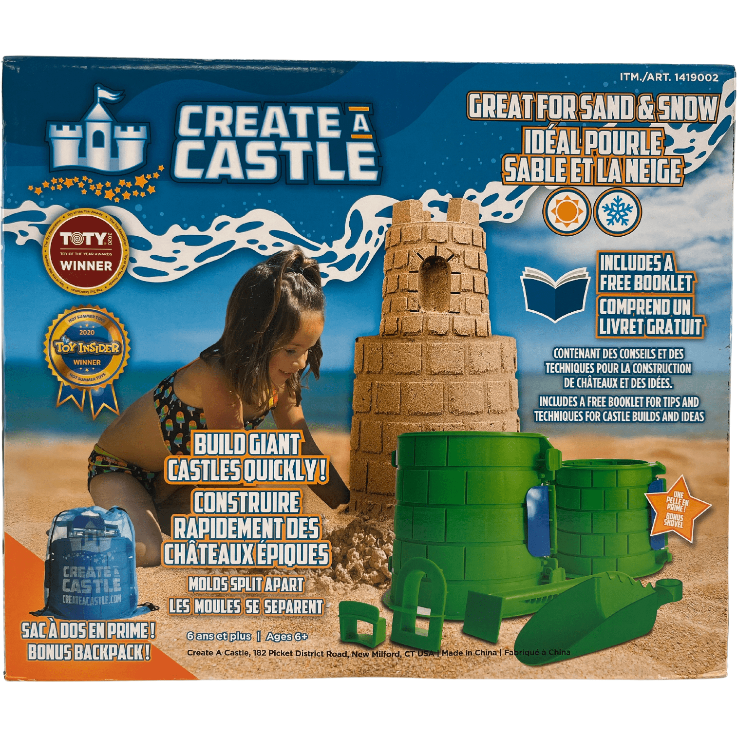 Create A Castle Buildmaster 2lb Snow Bucket