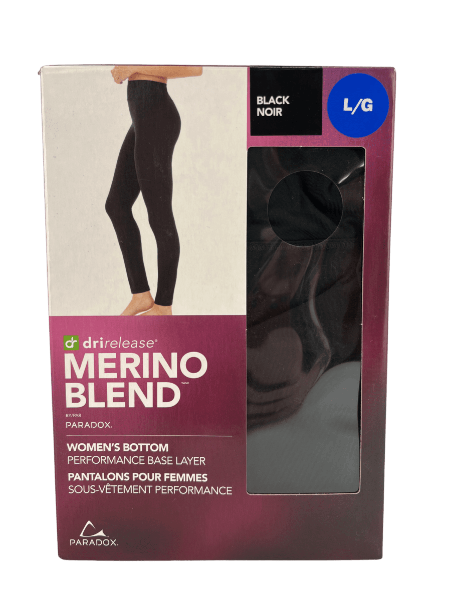 Paradox Ladies Merino BlendTM Base Layer Pant - Black, Small at