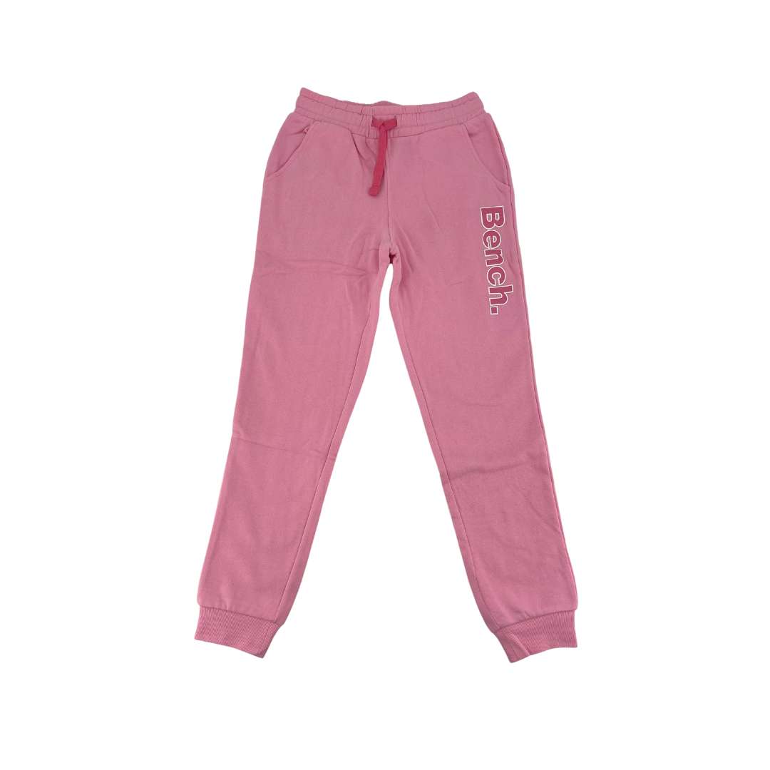 Bench Girl’s Pink Sweatpants with Pink Logo / Various Sizes