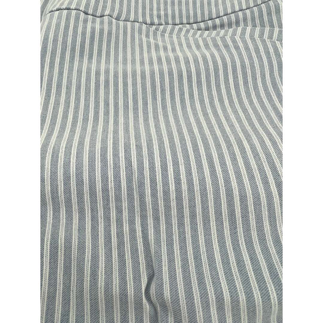Hilary Radley Woman's Blue & White Striped Bermuda Shorts