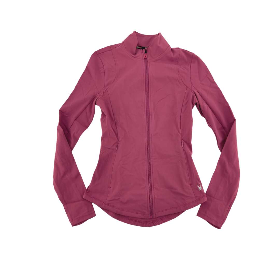 Spyder, Tops, Spyder Womens Pink Fullzip Activewear Sweater Size L