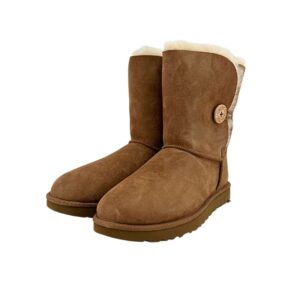 UGG Women's Brown Bailey Button Boots 06