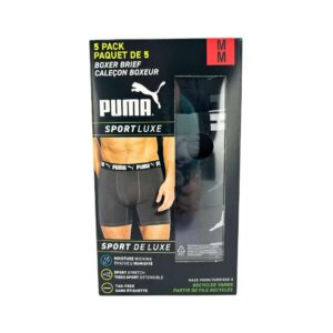 Puma Men's 5 Pack of Boxer Briefs