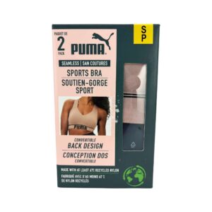 Puma Women's 2 Pack of Seamless Sports Bras